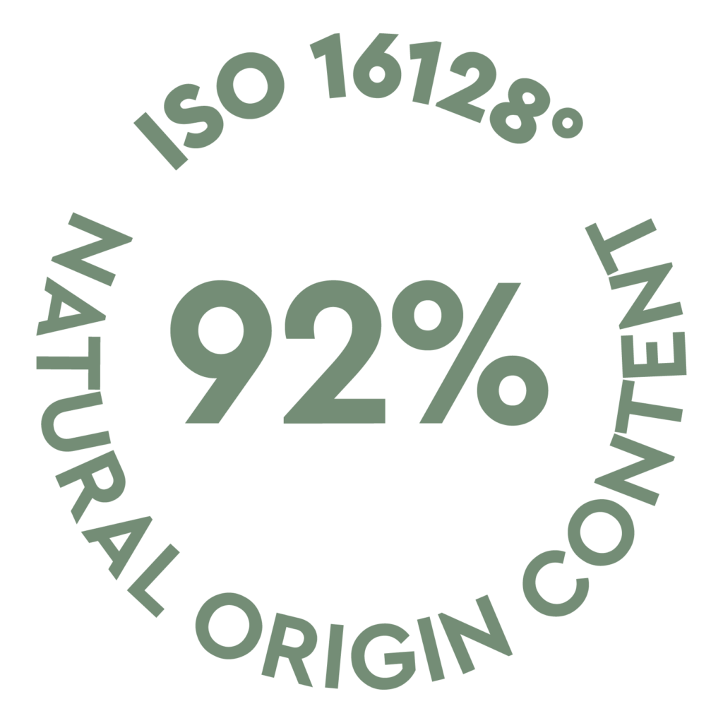 92% Ingredienti naturali verde