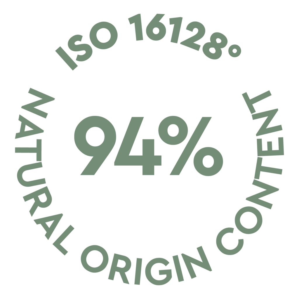 94% Ingredienti naturali verde